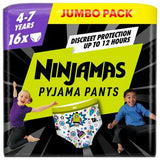 Sainsburys Pampers Ninjamas Pyjama Pants Spaceships 4-7 Years Night Nappies x16- Buy online at McGrocer