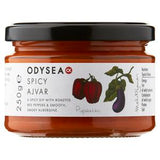 Sainsburys Odysea Spicy Ajvar Roasted Red Pepper Dip 250g- Buy online at McGrocer