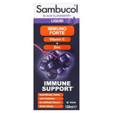 Sainsburys Sambucol Black Elderberry Immuno Forte Liquid Raspberry Flavour Immune Supplement 120ml- Buy online at McGrocer