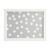 Habitat Grey Spot Lap Tray Fabric Cushion L44cm W33cm, UK version