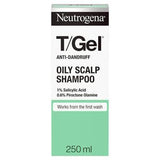 Sainsburys Neutrogena T-Gel Oily Scalp Anti-Dandruff Shampoo 250ml- Buy online at McGrocer