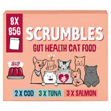 Scrumbles Jelly Gut Health våtfôr til katter 8 x 85 g