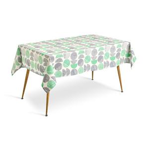 Sainsburys Habitat Linear Circles Wipe Clean Tablecloth Fabric Cotton 180x140cm- Buy online at McGrocer