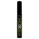 Rimmel London Extra 3D Lash Mascara Extreme Black 8ml, imported from the UK