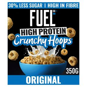 FUEL10K multigrain hoops breakfast cereal 350g - British product