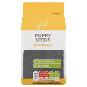 Sainsburys Sainsbury's Poppy Seeds 100g- Buy online at McGrocer