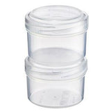Sainsbury's Clear Plastic Sauce Pots 40ml Pack of 2 (British brand)