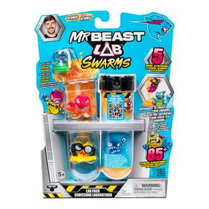 MrBeast Lab Atomic Swarms Figures Pack of 5, imported from the UK