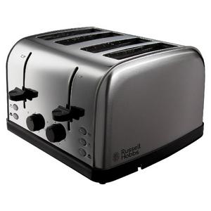 Russell Hobbs 4 Slice Toaster Stainless Steel Brushed, imported from the UK