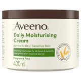 Sainsburys Aveeno Daily Moisturising Cream Normal Dry Skin 400ml- Buy online at McGrocer