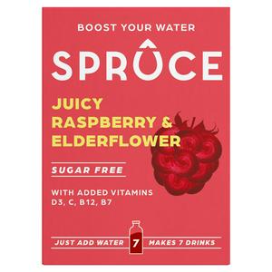 Spruce Raspberry Elderflower Hydration Powder 12g (British brand)