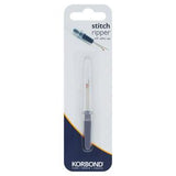 Korbond stitch ripper with safety cap black, imported from the UK
