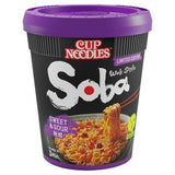 Sainsburys Nissin Soba Sweet & Sour Wok Style Noodles Pot 88g- Buy online at McGrocer