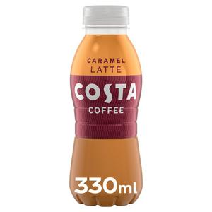 Costa Coffee caramel latte iced coffee 330ml - British product