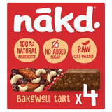 Sainsburys Nakd Bakewell Tart Raw Fruit & Nut Bar 4x35g- Buy online at McGrocer