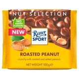 Ritter Sport Roasted Peanut Milk Chocolate Bar 100g