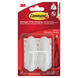 Sainsburys Command Designer Hooks White Medium Adhesive Hook- Buy online at McGrocer