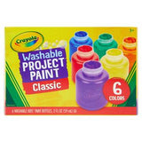 Crayola pack of 6 washable kids paints - British product