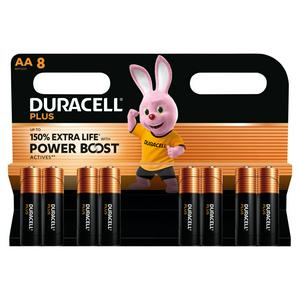 Duracell AA batteries Powerboost Plus 8 pack - British product