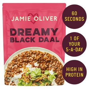 Jamie Oliver Dreamy Black Daal Ready to Eat Cooked Lentils 250g