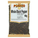 Fudco Ganze schwarze Pfefferkörner 100g Pfefferkörner Gewürze