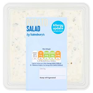 Sainsburys Sainsbury's Rich Potato Salad Side Dish 600g- Buy online at McGrocer
