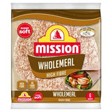 Sainsburys Mission Wholemeal Wraps Whole Wheat Tortilla Bread 367g- Buy online at McGrocer