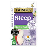 Sainsburys Twinings Superblends Sleep Spiced Apple & Vanilla Herbal Tea Bags 40 Pack- Buy online at McGrocer