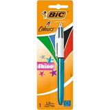 Sainsburys BIC 4 Colours Shine Ballpoint Pen Multi Ink 1 Pack- Buy online at McGrocer