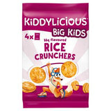 Kiddylicious BBQ-smaksatt risknas barnesnacks 4x15g