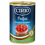 Sainsburys Cirio Chopped Tomatoes Tinned 400g- Buy online at McGrocer