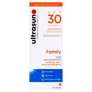 Ultrasun Professional Protection Family SPF 30 Sun Cream 100ml