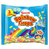 Swizzels Rainbow Drops mixed sweets multipack 96g x3 (British brand)