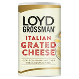 Sainsburys Loyd Grossman Italian Grated Cheese Dried Hard Cheese 80g- Buy online at McGrocer