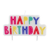 Sainsburys Sainsbury's Home Happy Birthday Rainbow Candle- Buy online at McGrocer