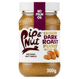 Sainsburys Pip & Nut Crunchy Peanut Butter Dark Roast 300g- Buy online at McGrocer