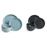 Habitat 12 Piece Matte Dinner Set Stoneware Tableware