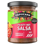 Sainsburys Capsicana Full On Feisty Hot Chipotle & Habanero Salsa 285g- Buy online at McGrocer