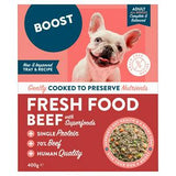 Sainsburys Boost Beef with Superfoods Complete Meal Adult Dogs Wet Food 400g- Buy online at McGrocer