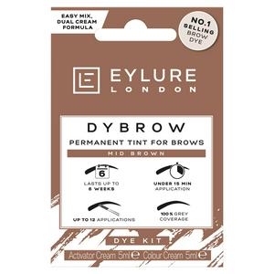 Eylure Mid Brown Permanent Brow Tint - British product