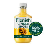 Sainsburys Plenish Ginger Immunity Cold Pressed Shots Apple Lemon 7 x 60ml- Buy online at McGrocer