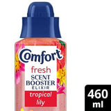 Sainsburys Comfort Fresh Scent Booster Tropical Lily Elixir Laundry Fragrance 460ml- Buy online at McGrocer