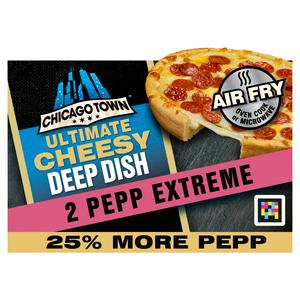 Chicago Town deep dish pepperoni pizza 326g - British product