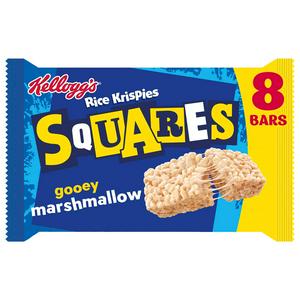 Kellogg's Rice Krispies Squares Chewy Tastic Marshmallow Müsliriegel 8x28g