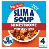 Sainsburys Batchelors Slim a Soup Minestrone with Croutons Instant Soup x4 61g- Buy online at McGrocer