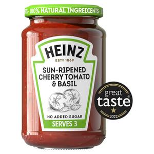 Heinz Sundried Cherry Tomato and Basil Pasta Sauce 350g