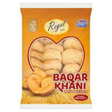 Sainsburys Regal Bakery Baqar Khani Puff Pastry Hearts Sweet Biscuits 350g- Buy online at McGrocer