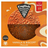 English Cheesecake Company Vanille-Biscoff-Käsekuchen, ganzer Kuchen, 484 g