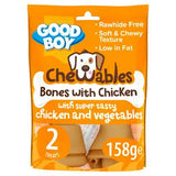 Sainsburys Good Boy Chewables Chicken Bone Dog Treats 158g- Buy online at McGrocer