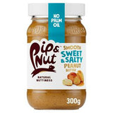 Sainsburys Pip & Nut Smooth Sweet Salty Peanut Butter Spread 300g- Buy online at McGrocer